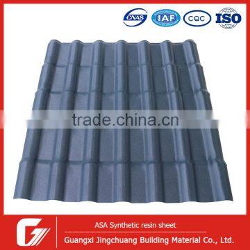 ASA Synthetic Resin plastic flat sheet roof,tile roof,roof tiles prices