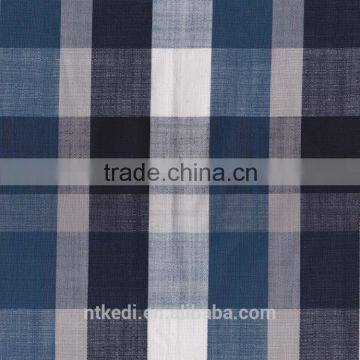 100% cotton yarn dyed check fabric price