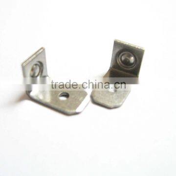 Metal insert welding terminals