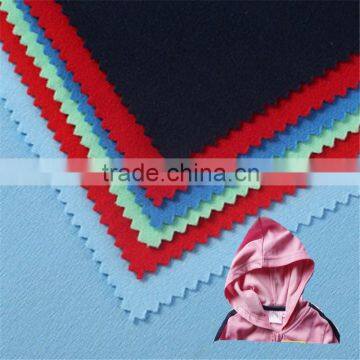 100%polyester sportswear fabric tricot brushed velvet