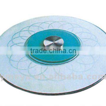 Round glass turntable(PT123)