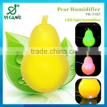 Tabletop Pear Decorative Ultrasonic Cool Mist Diffuser and air humidifier for Home