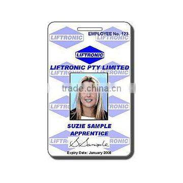 Printed ID card