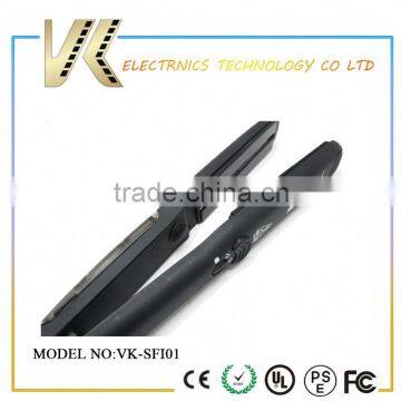 Professional steamed hair straighteners flat iron ceramic plate