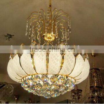 beautiful crystal lamp