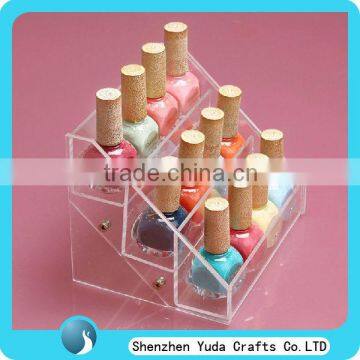 wholesale clear nail polish stand, small nail polish holder acrylic