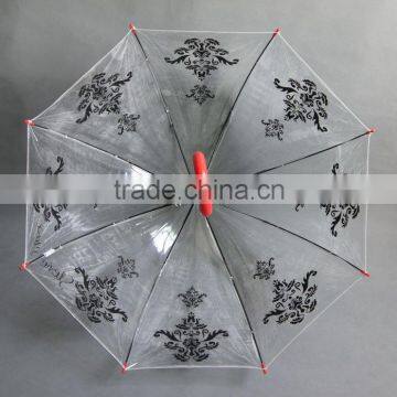 China Factory Wholesale Fashion Pvc Transparent Umbrella photo-3