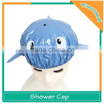 Bathroom Cartoon Whale Plastic Kids Shower Cap