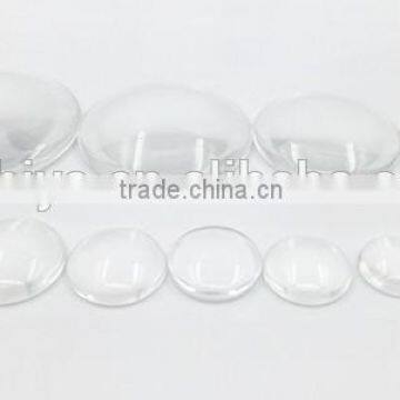 Wholesale DIY glass flat clear round cabochon glass