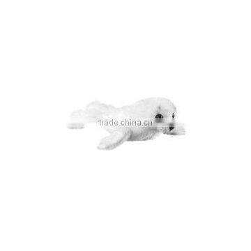 embroidery imprinted soft plush stuffed white Harp Seal Pup animal toys