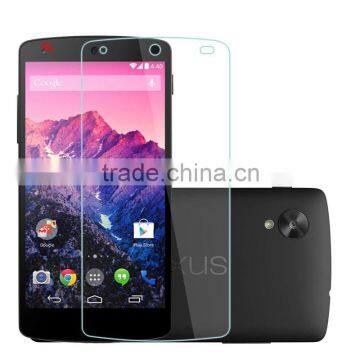 HD full transparency,Factory price tempered glass phone screen protector for google mexus 5