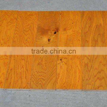 Stained White Oak Parquet Flooring