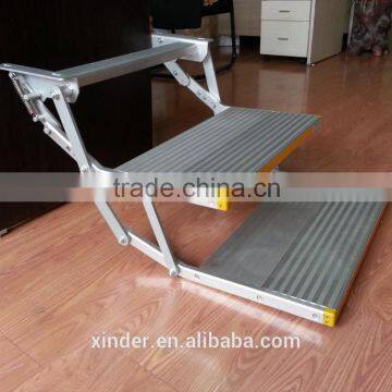 ES-F-D-450-M Aluminum Manual Double step Manual Step for Van and Motorhomes