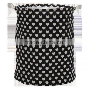 Fashion Design Folding Bag Polyester Laundry Baskets With Handles