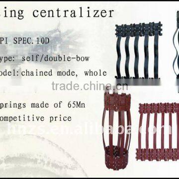 2014 API Spec 10D casing centralizer with favourable price