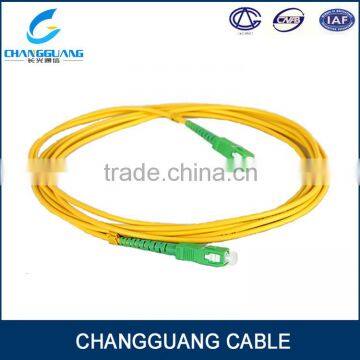 3.0mm 2.0mm 0.9mm Patch cord LSZH Singlemode duplex SC PC-SC PC Optic Fiber Patch Cord