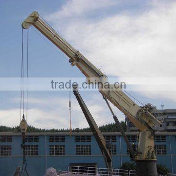 marine telescopic crane for deck of boat, ship, vessel for sale