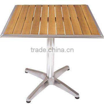 Aluminium wooden table