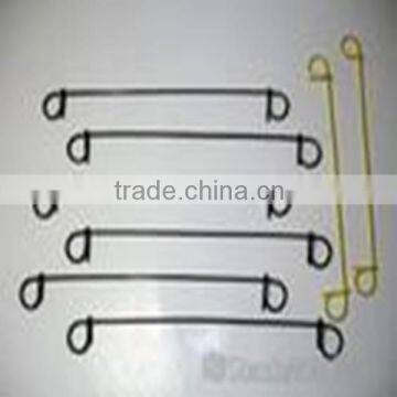 pvc coated double Loop end Tie iron Wire for tie wire