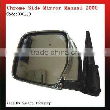 toyota hiace body kits #000110 chrome side mirror manual 2000 for KDH 200 HIACE COMMUTER 1994-2002