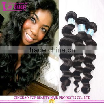 7A Grade Wholesale Deep Wave Human Hair Weave Natural Color Hair Bundles Unprocessed Virgin Peruvian Hair