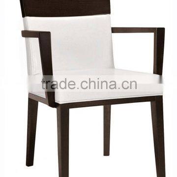 Custom modern wooden chair hotel armchair commercial quality chair