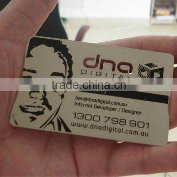 China Manufacturer Of High Quality Metal Business Card