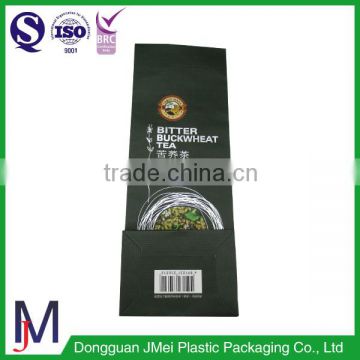 Aluminum Foil Side Gusset Quad Seal Packaging Coffee Bag with Valve