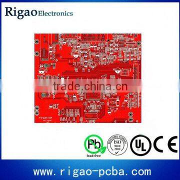 Red solder mask Multilayer printed circuit board and PCBA manufacturer