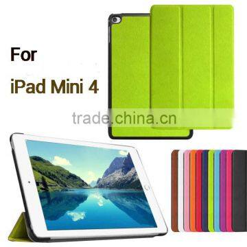 Leather Case Cover For Apple iPad mini 4 Case With Stand Card Tablet Case Leather Case for Apple iPad mini4