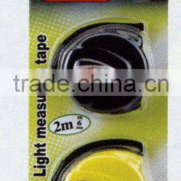 Key chain tape measuring tape