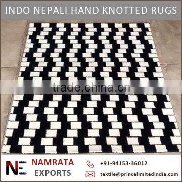 Indo Nepali Handmade 6/16 -24 knots/Sq. Inch Art Pure Silk Rugs