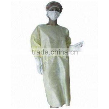 white PP disposable medical gowns