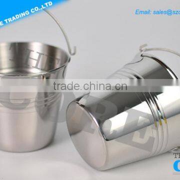 500ML stainless steel small ice bucket,stainless steel ice bucket, metal ice bucket