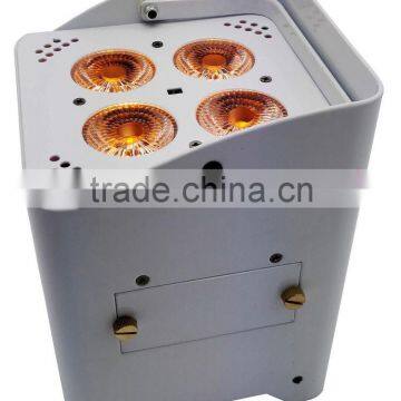 DJ Par QUAD 4 Mobile Spot DMX 4x10W LED Wireless Battery Powered Stage Wash Up-Light photo-4