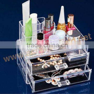 acrylic makeup drawers/makeup display rack/cosmetic drawers