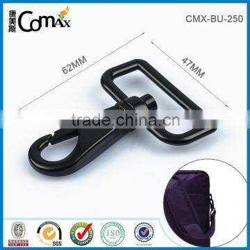 1.5 Inches Zinc Alloy Black Metal Snap Hook