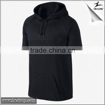 Autumn Uv-Protection Fitness Short Sleeve Hoodie For Men Clothing