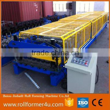 widely used double layer roll forming machine for trapezoidal and corrugated for roof