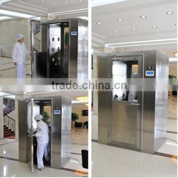 Electronic Interlock Stainless Steel Air Shower Room/ Tunnel for 2 to 4 People. photo-2