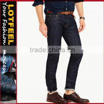 Biker Jeans Blue Denim jeans pantalon (LOTK039)