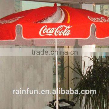 CocaCola pattern beach umbrella