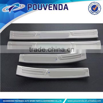 Inside Door Sill Scuff Plate For Hyundai Tucson 2015 footplate 4x4 accessories from Pouvenda