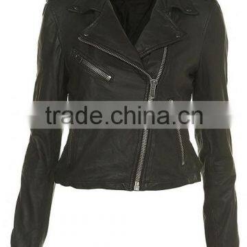 Women Smart Leather Jacket