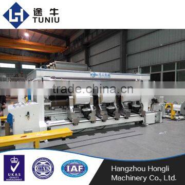 Slitting rewinder slitter machine