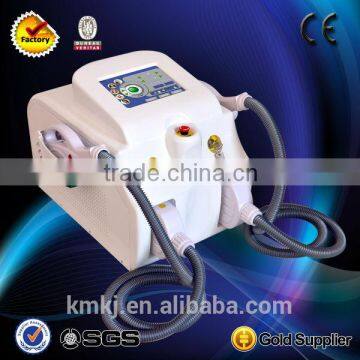 TWO HANDLES !!shr hair removal machine with trolley ( ISO,CE,SGS,BV,TUV)