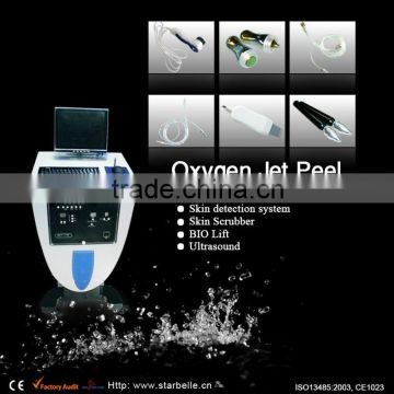 Oxygen Jet Eliminate Wrinkle Slimming Equipment