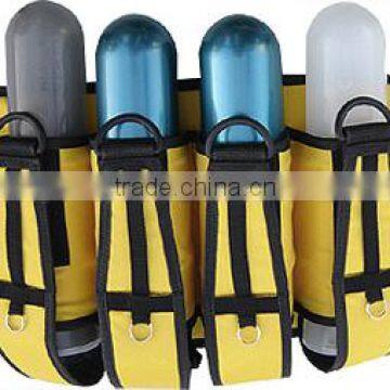 Lemon Yellow And Black Color Paint Ball Pod Back