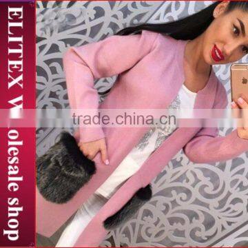 Wholesale V-neck Cardigan Women Long Cardigan Sweater