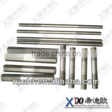 stainless steel double headed thread rod heavy duty hex sockets